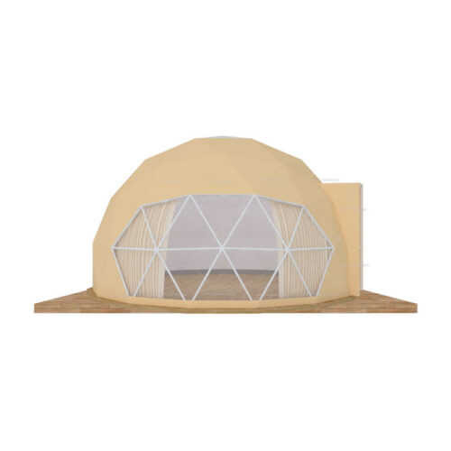 Green Beige Glamping Dome