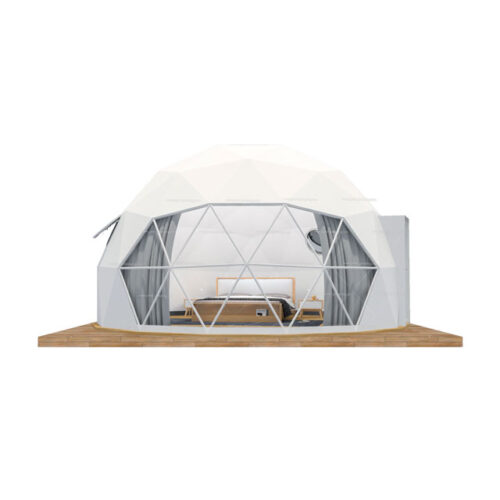 White Glamping Dome