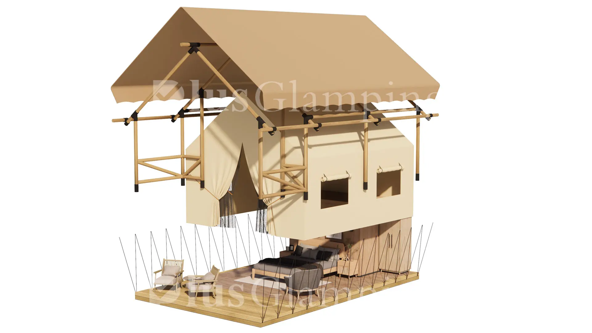 Safari Tent Breakdown