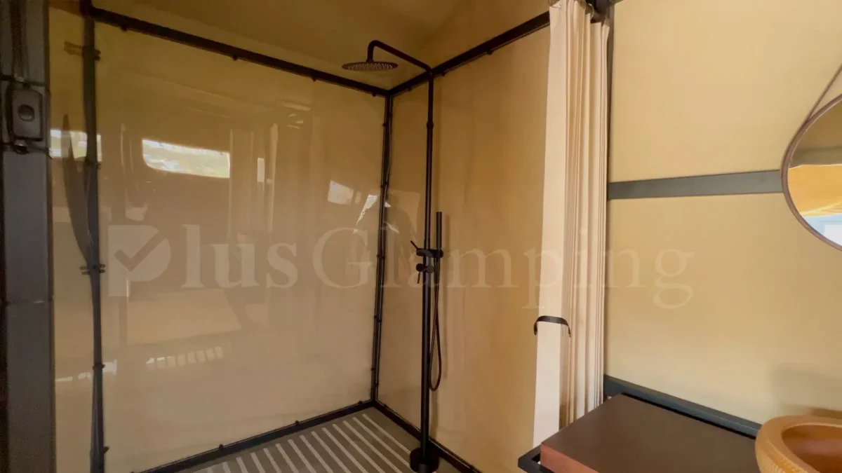 Shower of Tent House for Glamping G3