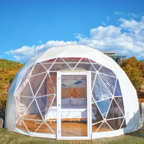 5m glamping dome with 1 bed