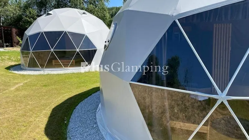 Glamping Dome under the Sunlight