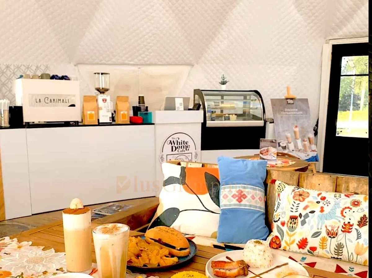Mini bar Design of 10M Geodesic Dome Café