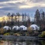 Glamping Domes Fishing Lodge Near Arctic Circle