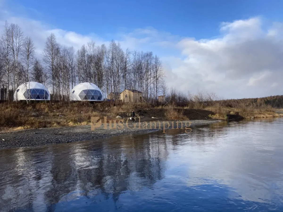 Glamping Domes Fishing Lodge Near Arctic Circle