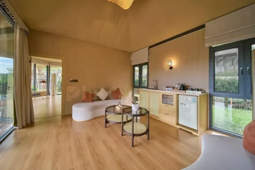 Luxury Lodge Tent Deluxe Suite Living Room