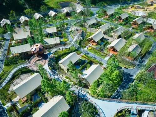 Mixing Glamping Tent Types Resort