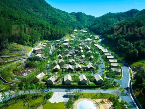 Mixing Glamping Tent Types Resort