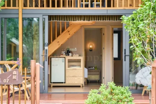 Two-story Safari Tent Doorway
