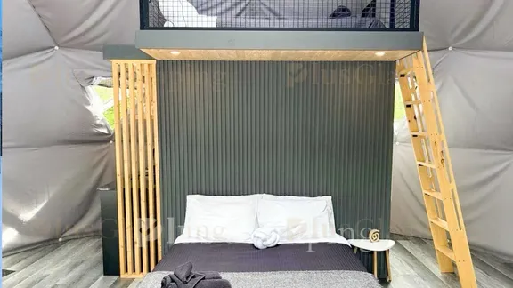 8m Glamping Dome Sleeping Loft
