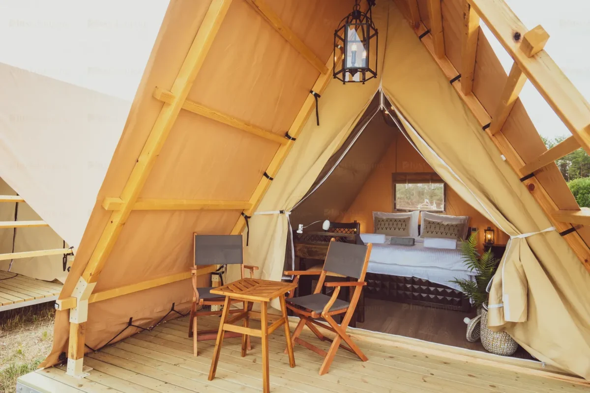 A-frame Safari Tent with One Bed