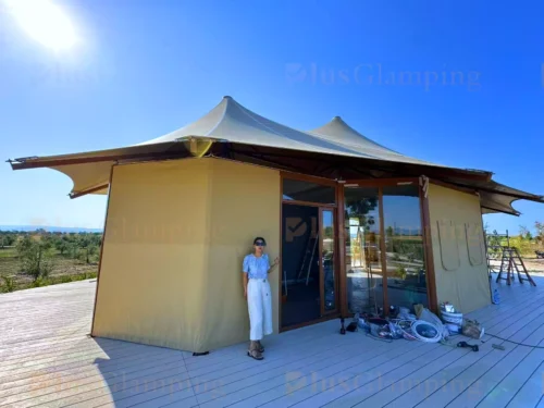 Italy Bespoke Luxury Lodge Tent Project