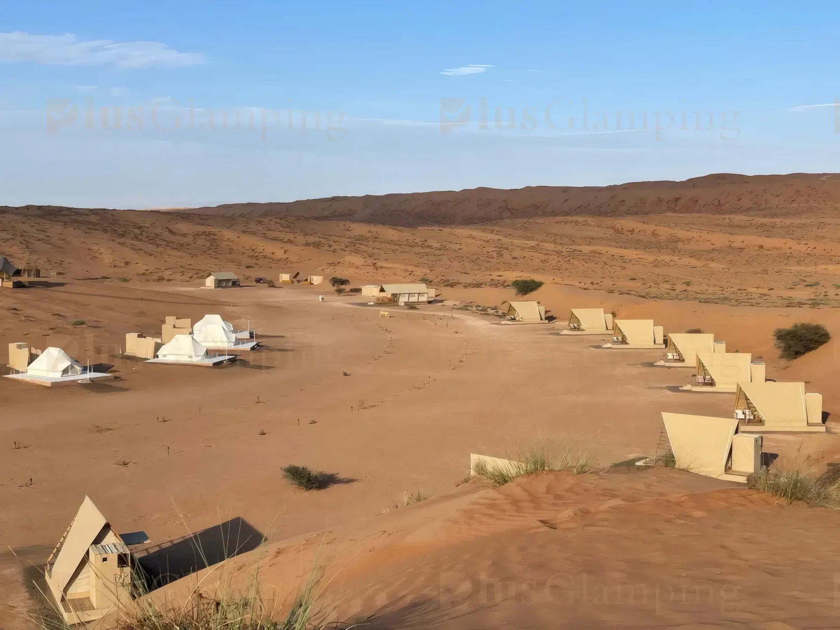Safari Tent with Glass Wall