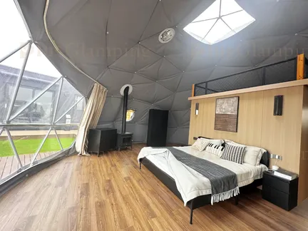 8m Glamping Dome Interior Design