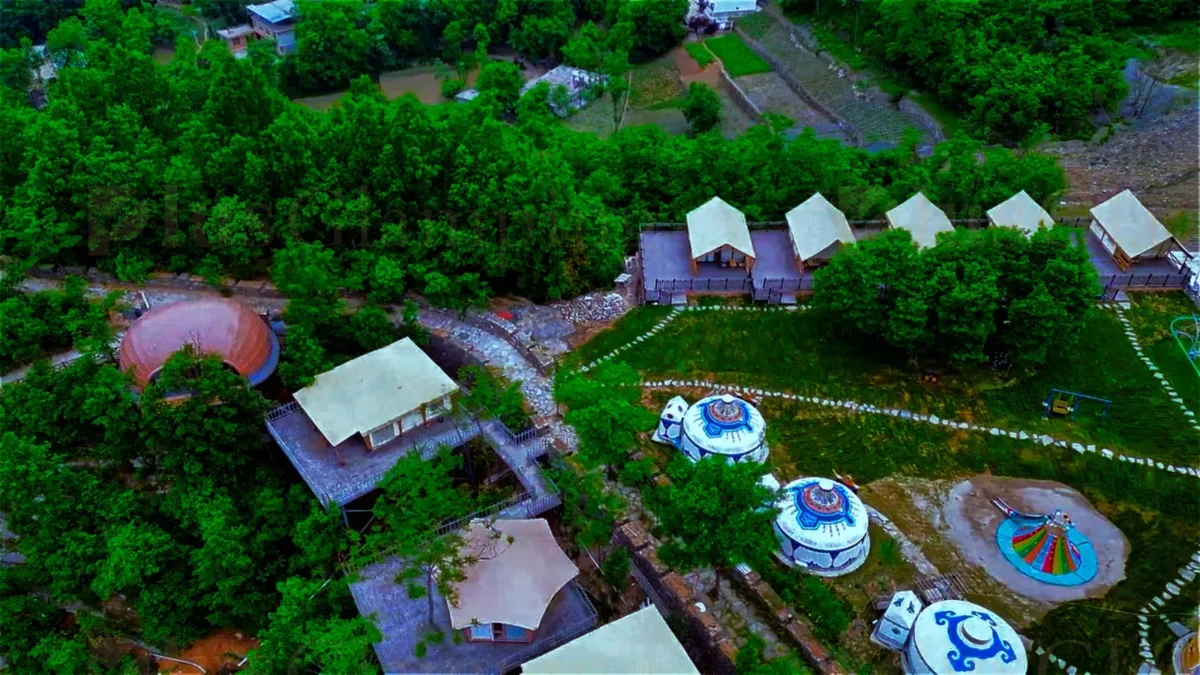 Wellness Retreat Bird View