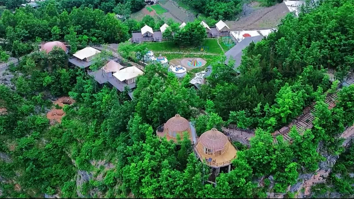 Wellness Retreat Bird View