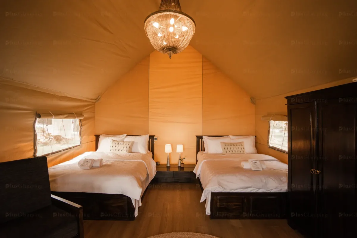 Safari Tent with Two Beds