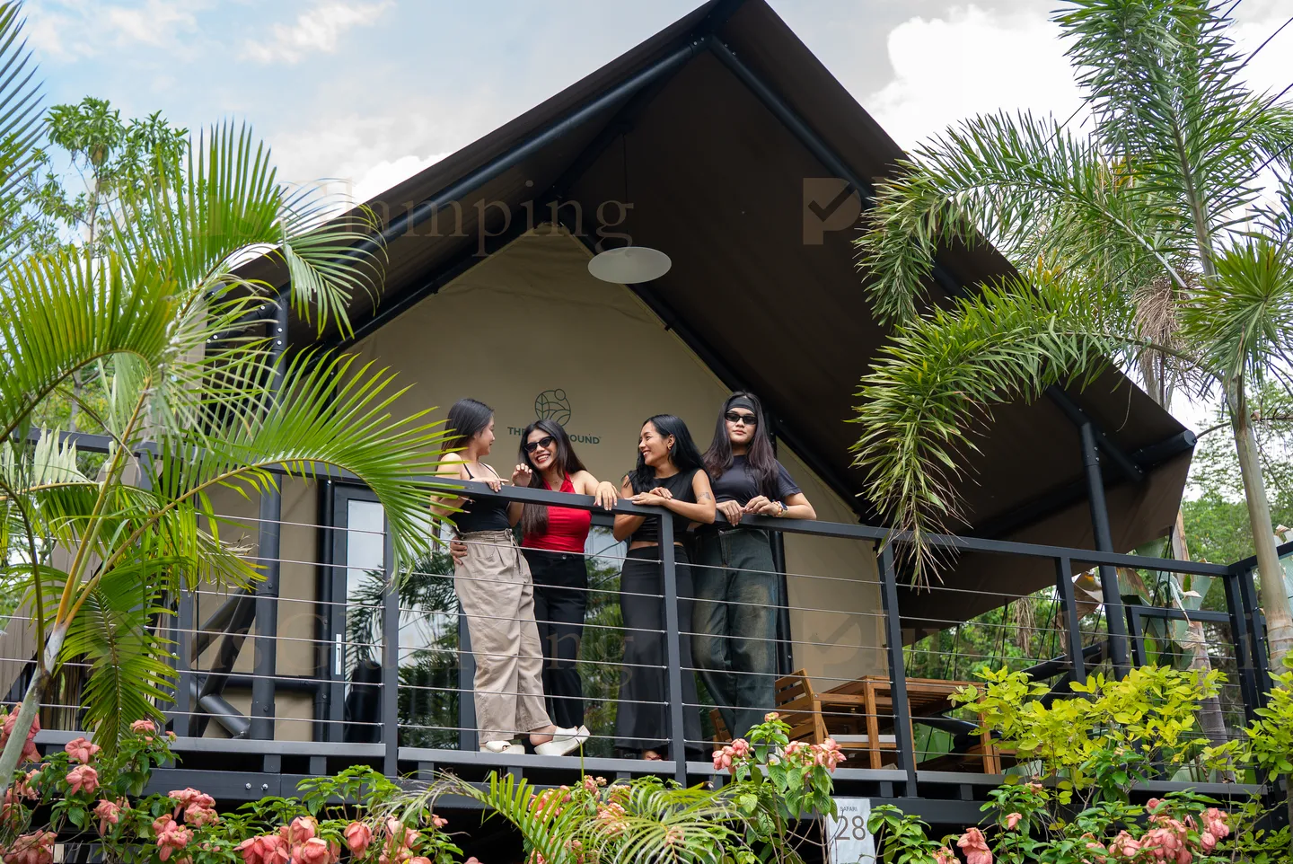 Safari Tent with High Platform