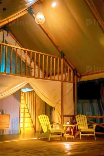 Two-story Safari Tent Front