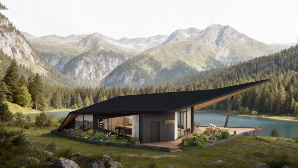F Series: Sleek Luxury Glamping House