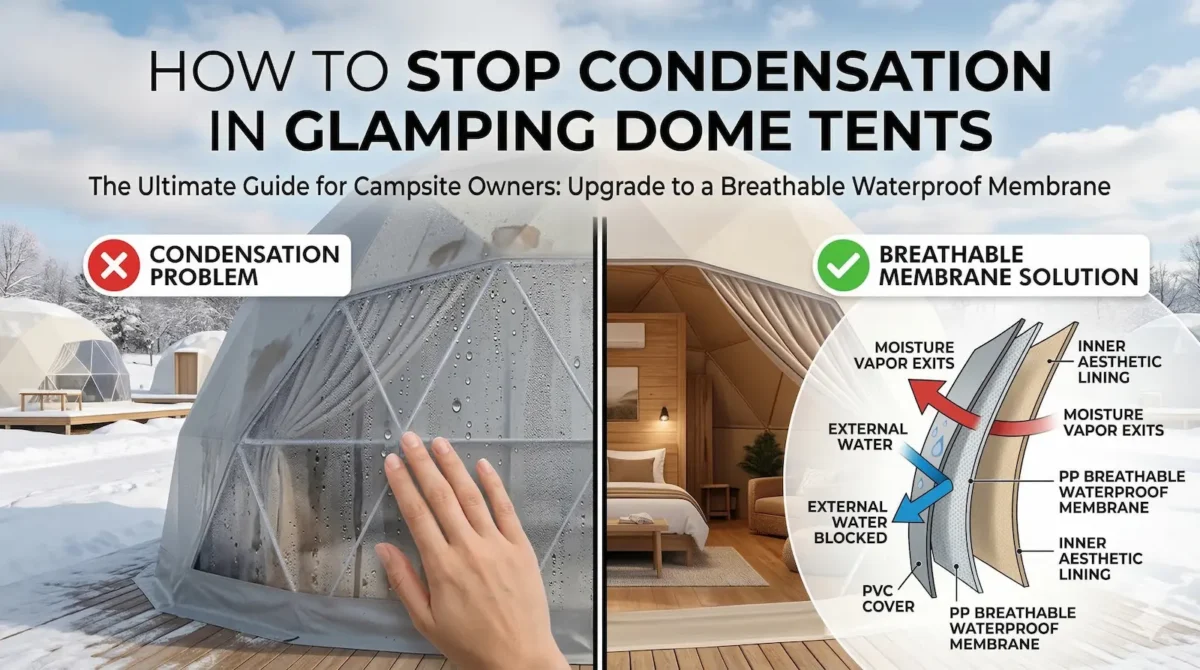 How to Stop Condensation in Glamping Dome Tents: The Ultimate Guide for Glamping Site Owners