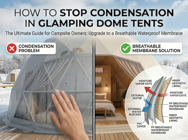 How to Stop Condensation in Glamping Dome Tents: The Ultimate Guide for Glamping Site Owners