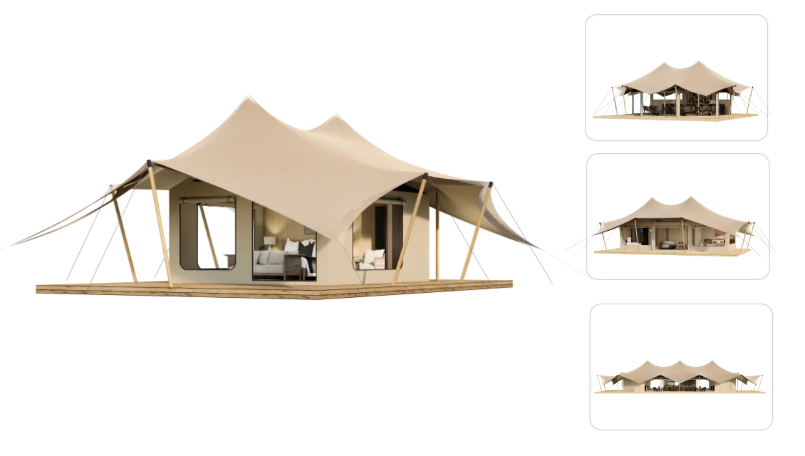 Stretch Tents for Glamping