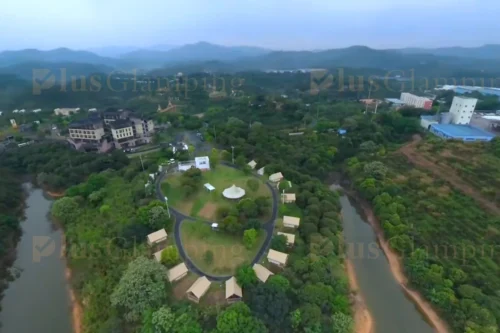 Family Ranch-Themed Glamping Resort with 14 Safari Tents Accommodation