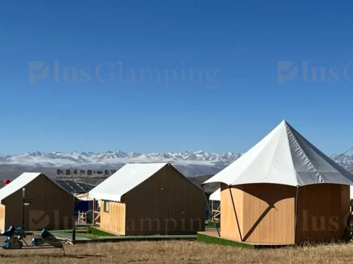 Back of the Lodge Tent and Safari Tent