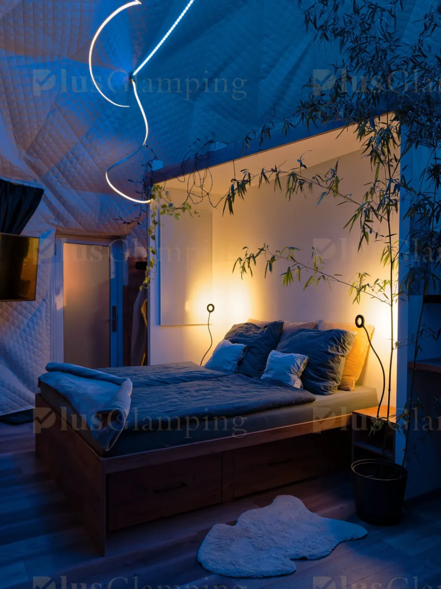 Bed with Styling Light