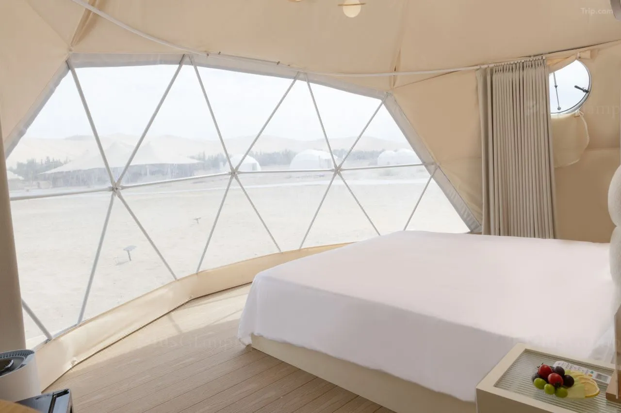 Glamping Dome Bay Window