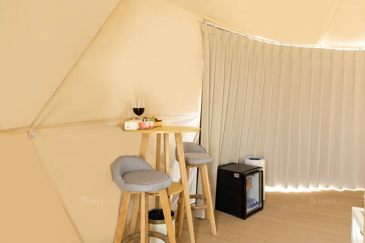 Glamping Dome Living Space