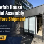 Prefab House Trial Assembly before Shipment