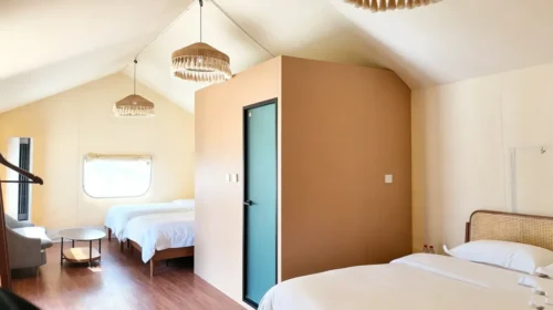 Safari Tent with Modular Bathroom
