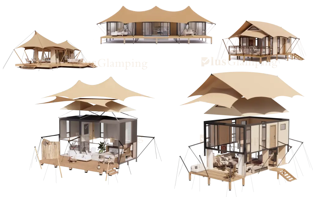 Luxury Lodge Tent & Breakdown