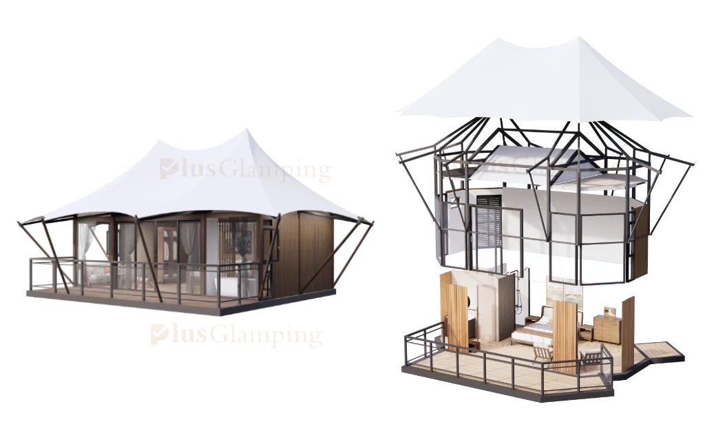 Luxury Lodge Tent & Breakdown