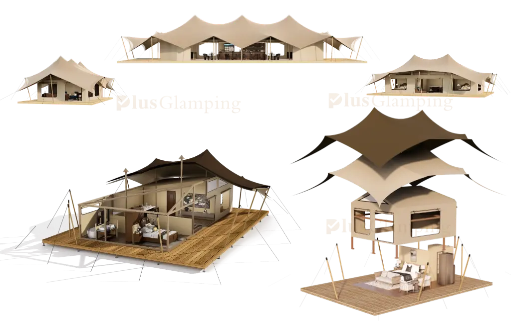 Luxury Lodge Tent & Breakdown