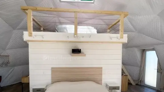 8m Glamping Dome with Mezzanine